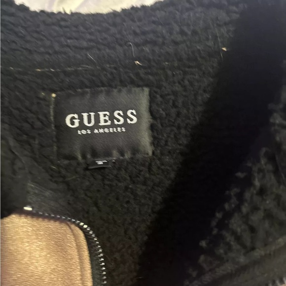 Vintage guess biker style bomber jacket - Picture 3 of 6
